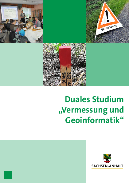 Flyer Duales Studium "Vermessung und Geoinformatik" zum Download